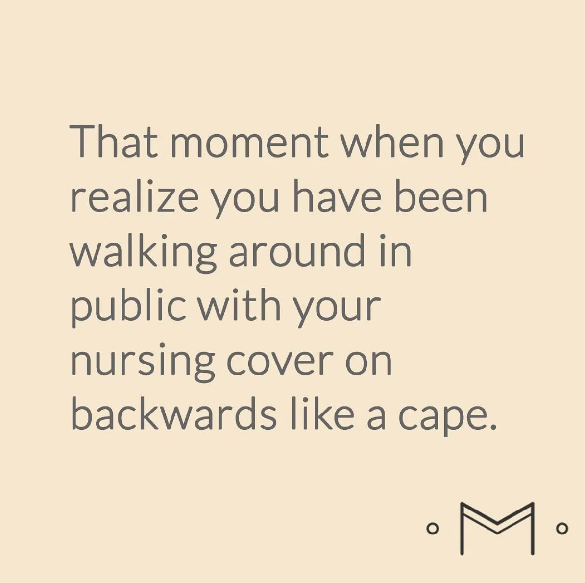 For the Mom Who Nurses With a Cover