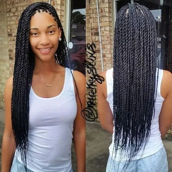 Senegalese Twists Protective Style