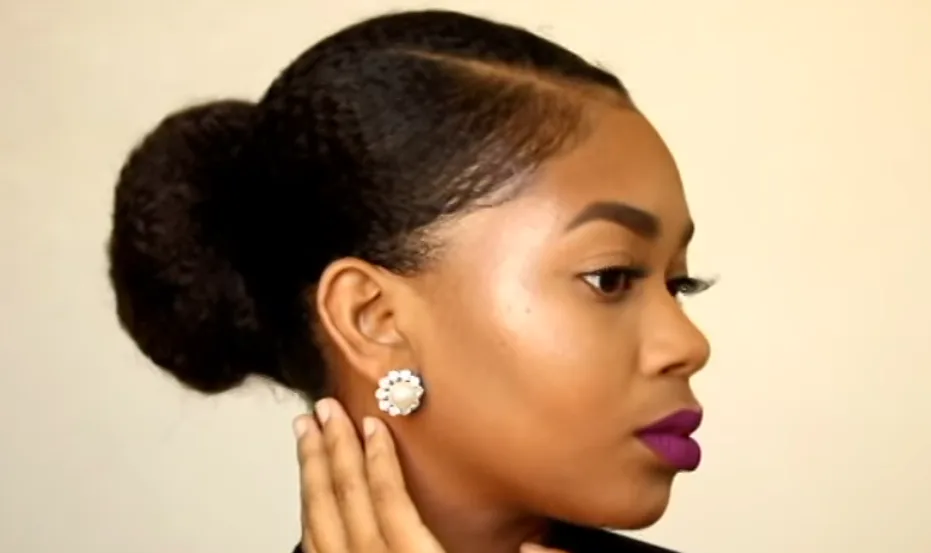 Classic Faux Bun Protective Style