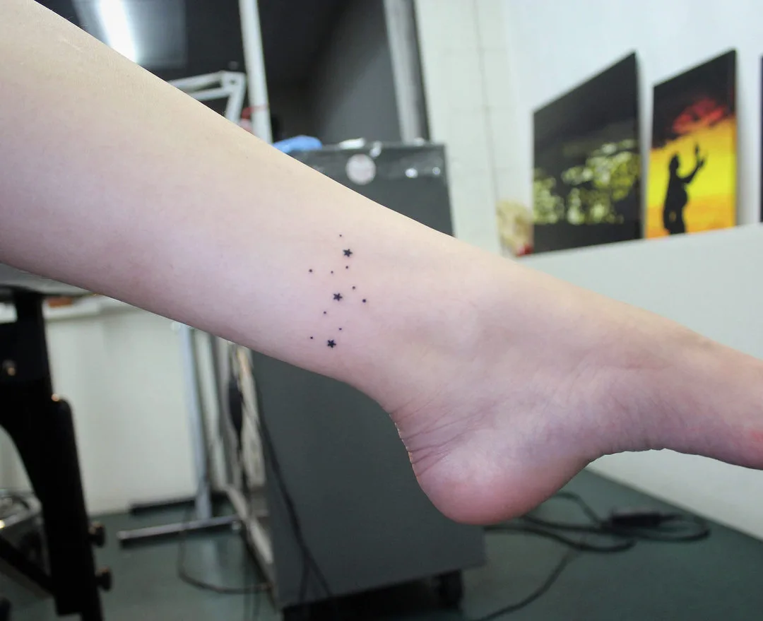 Dainty Constellation Tattoo