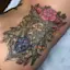 Gem(ini) Floral Zodiac Tattoo-placeholder