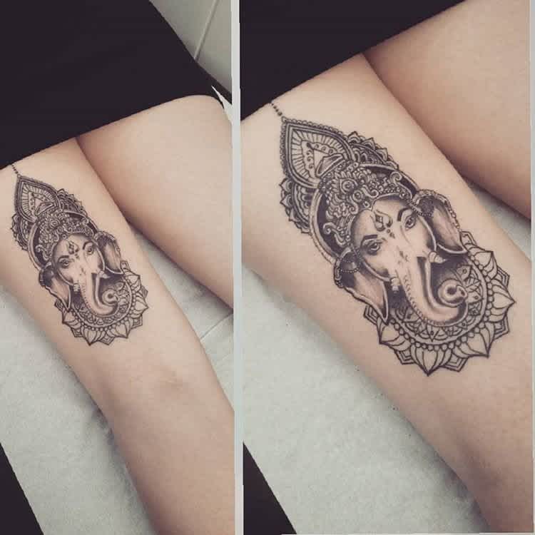 Sacred Elephant First Tattoo