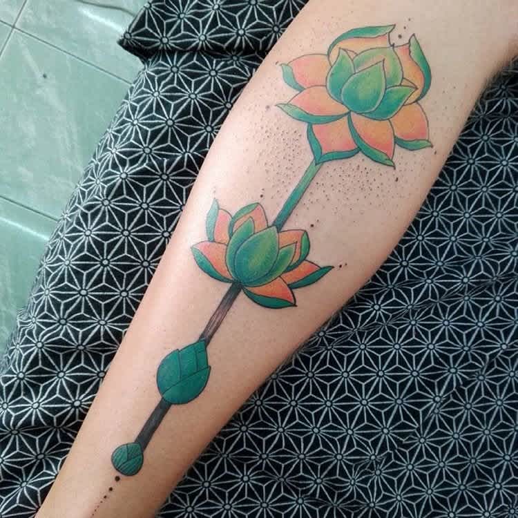 Lotus First Tattoo