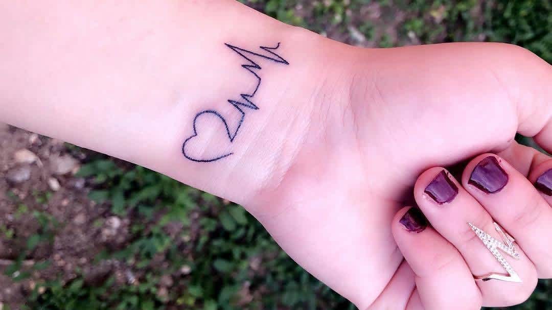 Heartbeat First Tattoo