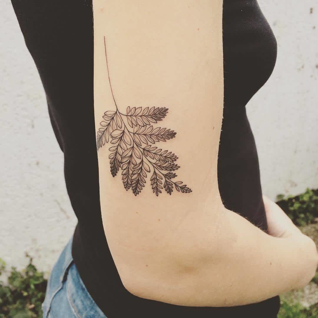 Tree Leaves First Tattoo
