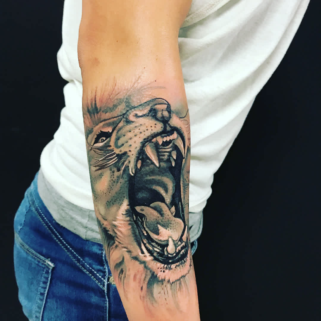 Lion First Tattoo