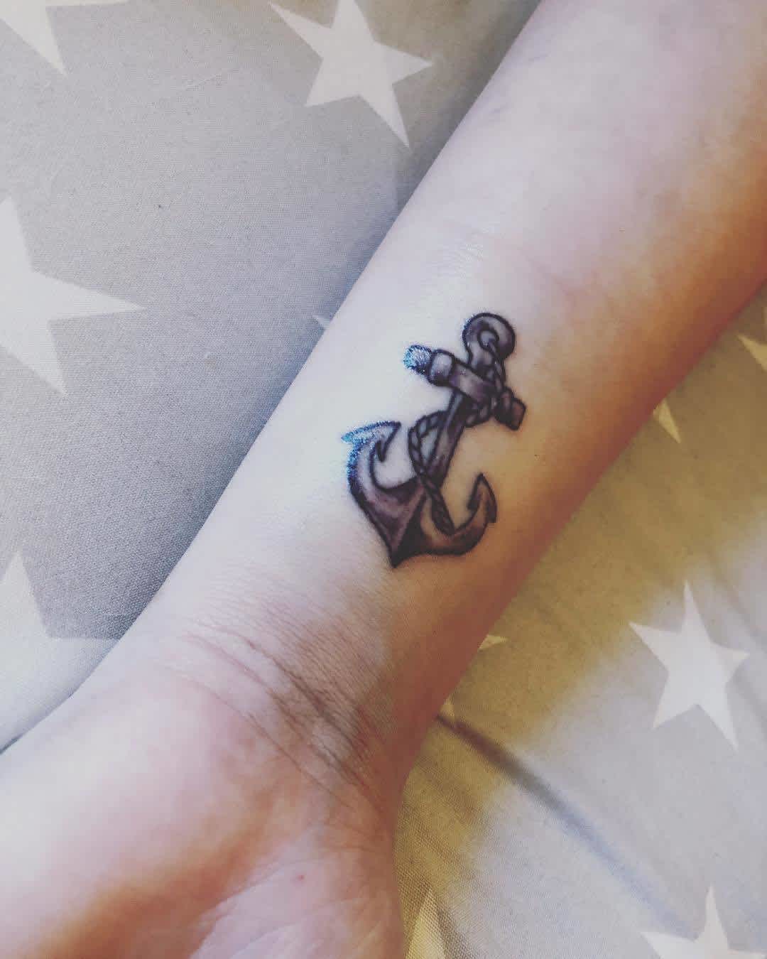 Anchor First Tattoo