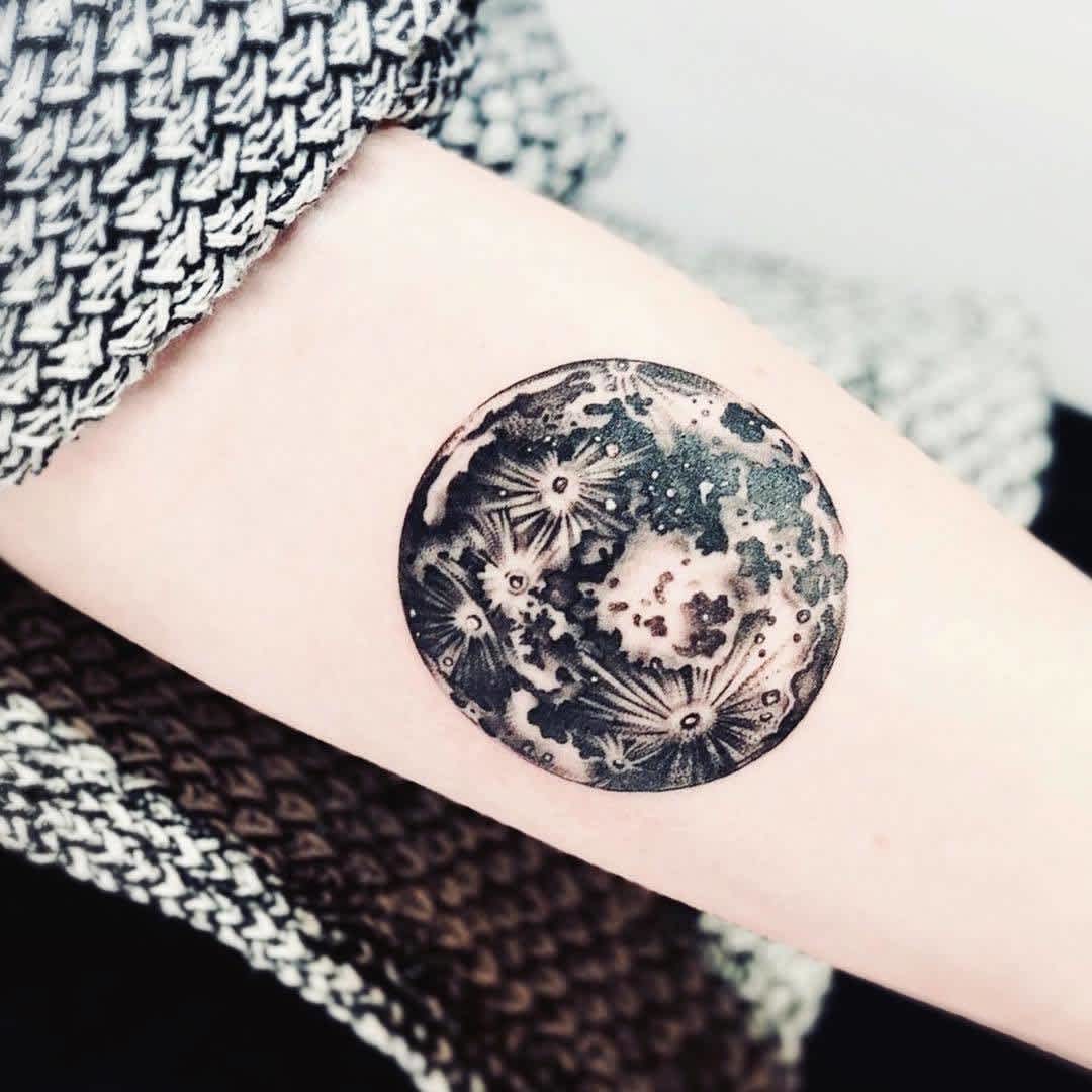 Moon First Tattoo