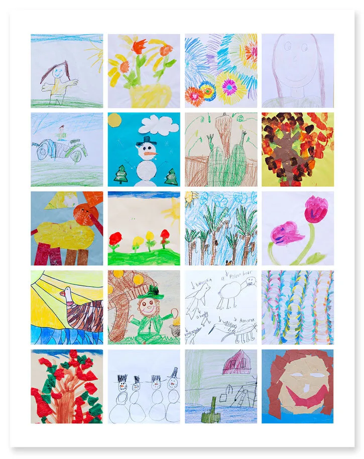 Resize and Display Kid Art