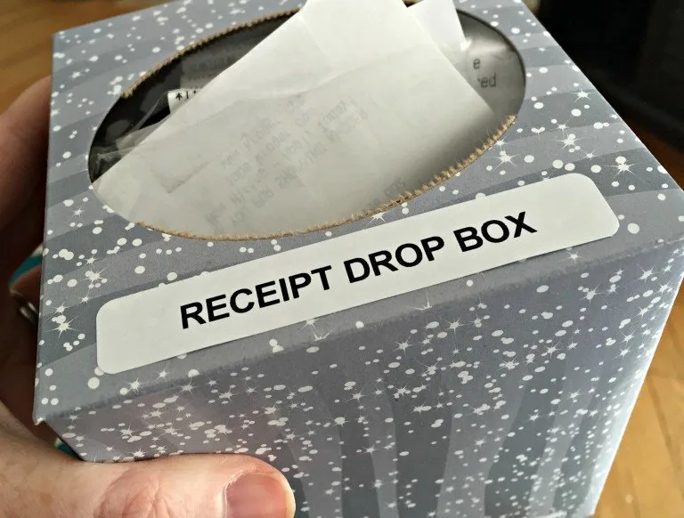 Start a Receipt Box