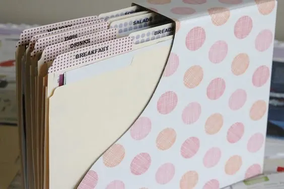Organize Recipe Pages from Magazines