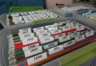 Organize Family History Documents by Year