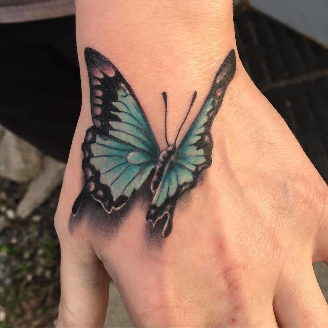 Butterfly Small Hand Tattoo Butterfly Small Hand Tattoo