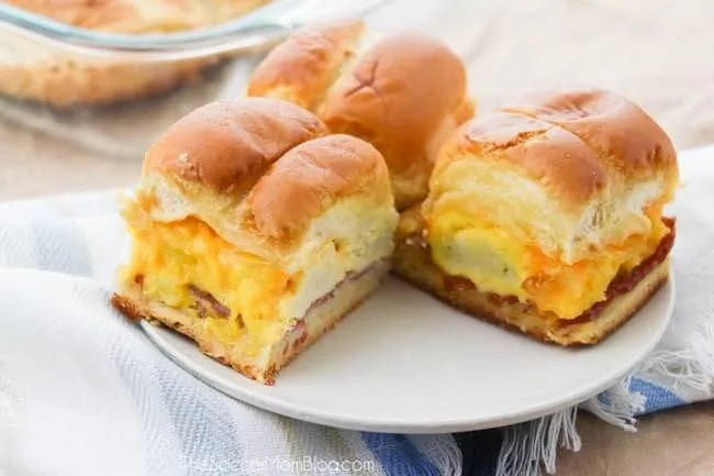 Ham, Egg & Cheese Breakfast Sliders