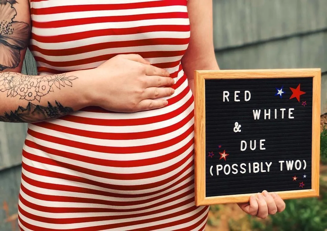 RED, WHITE, AND DUE!
