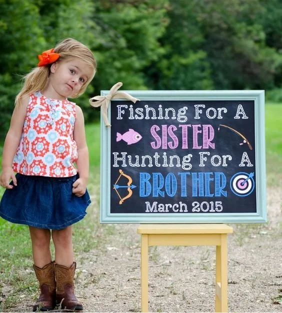 FISHING FOR A SISTER, HUNTING FOR A BROTHER