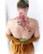 Pretty Pink Vintage Flower Tattoo-placeholder
