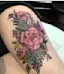 Bold Vintage Flower Tattoo-placeholder