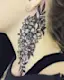 Neck Vintage Flower Tattoo-placeholder