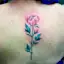 Single Peony Vintage Flower Tattoo-placeholder