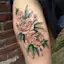 Geometric Vintage Flower Tattoo-placeholder