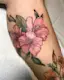 Clematis Vintage Flower Tattoo-placeholder