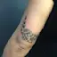 Elbow Vintage Flower Tattoo-placeholder