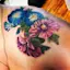 Vibrant Vintage Flower Tattoo-placeholder