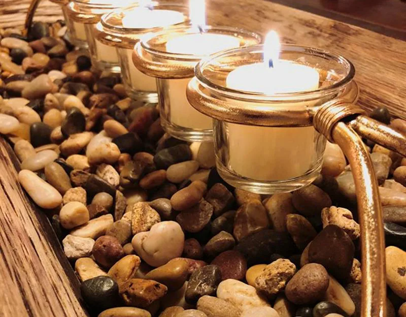 Display a Vase Full of Meditation Stones