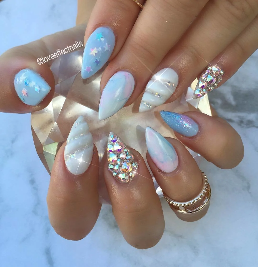 Unicorn Horn Nails