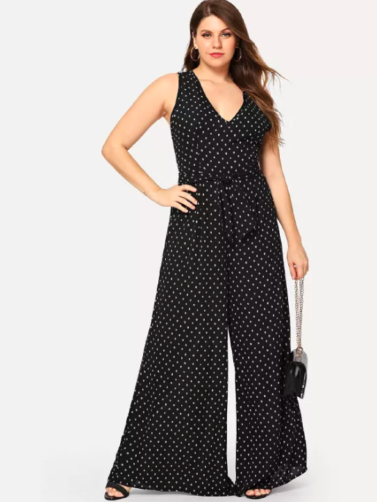 women's plus size formal jumpsuits