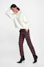 Straight Fit Plaid Pants-placeholder