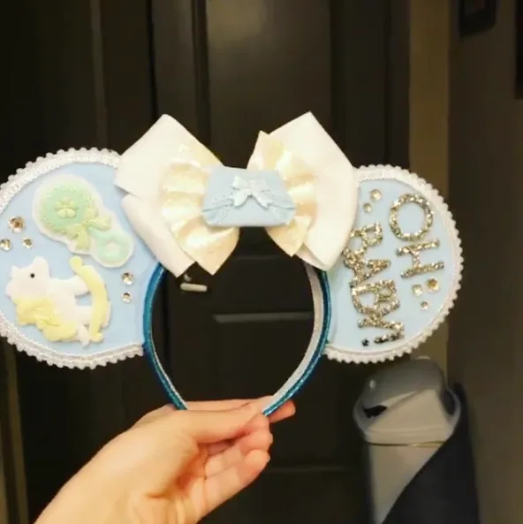 'Oh Baby' Blue Mouse Ears