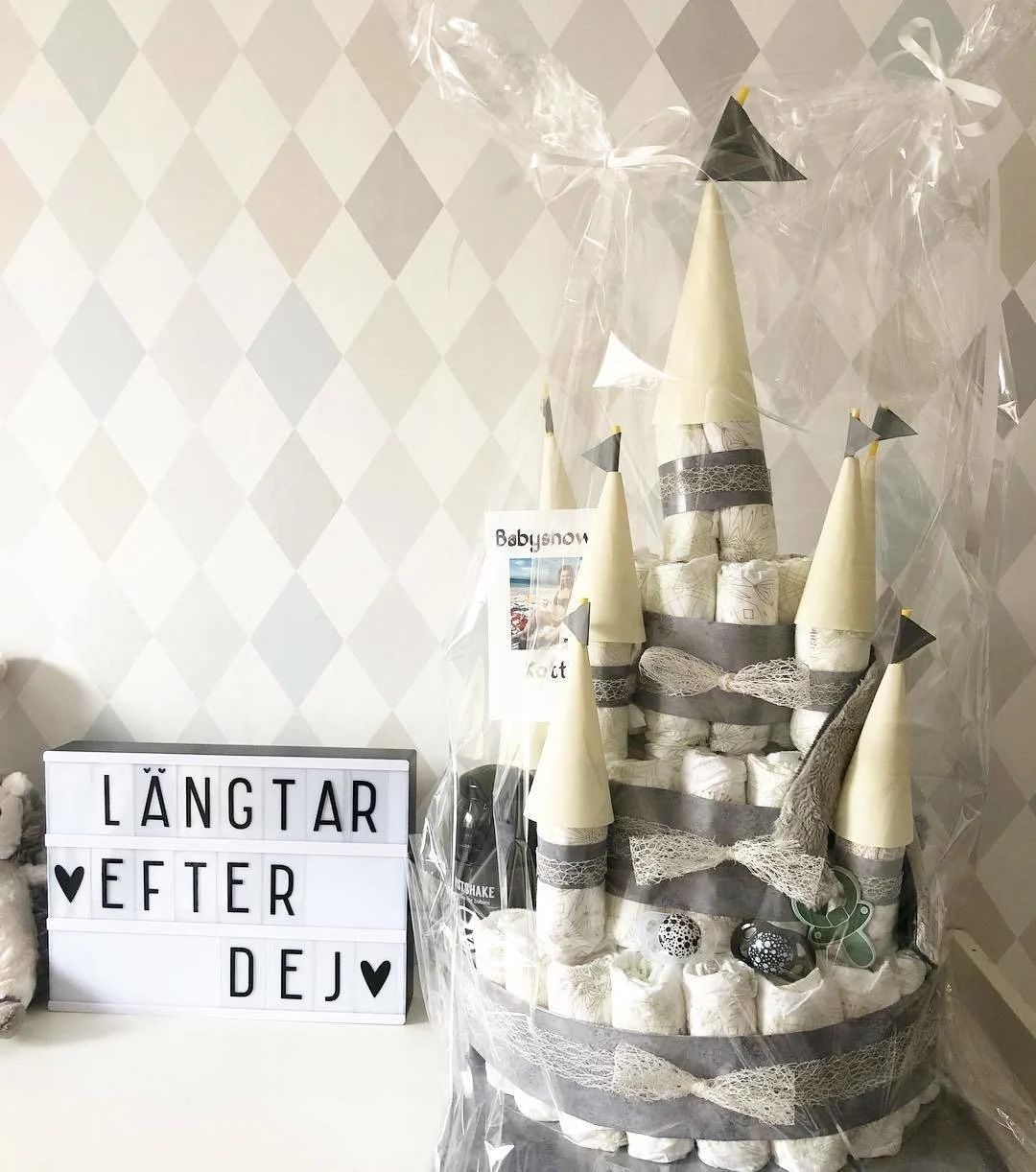 Castle Diaper Cake