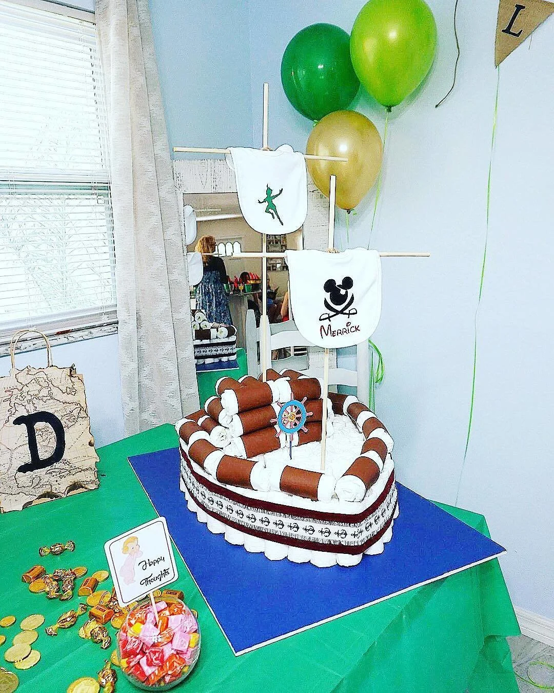 'Peter Pan' Diaper Cake