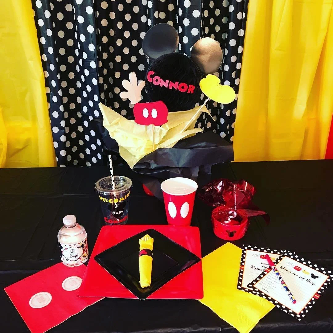 Mickey Mouse Table Setting