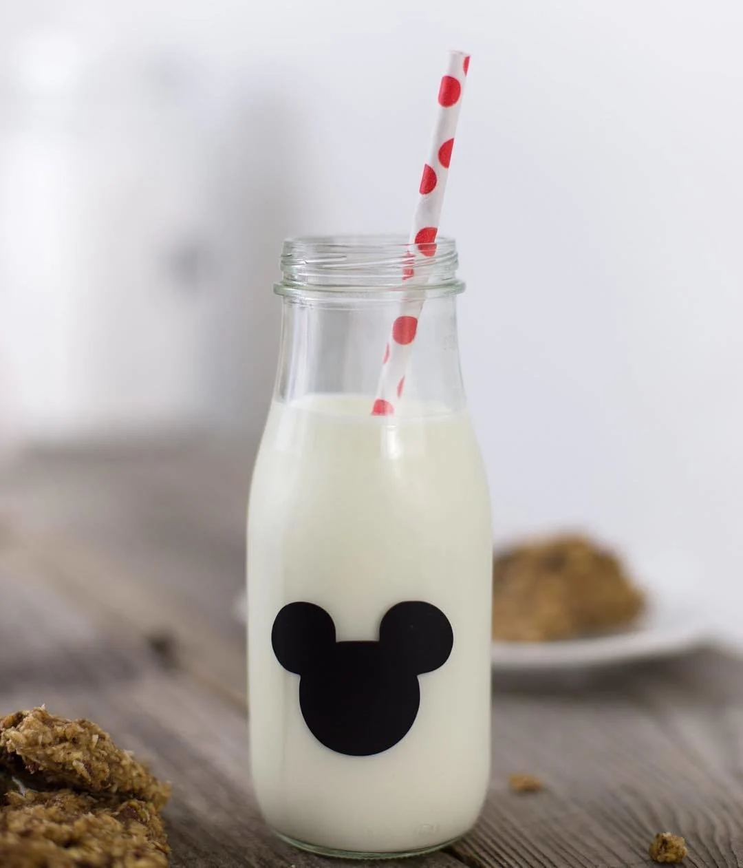 Mickey Mouse Milk Bottles