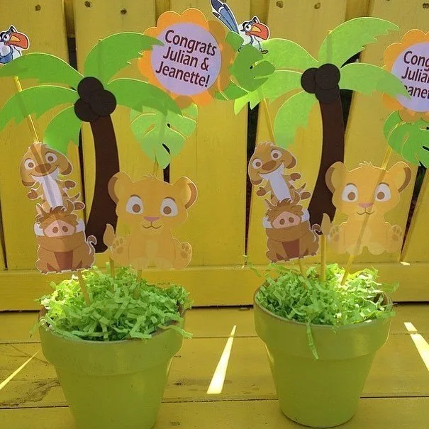 'Lion King' Centerpieces