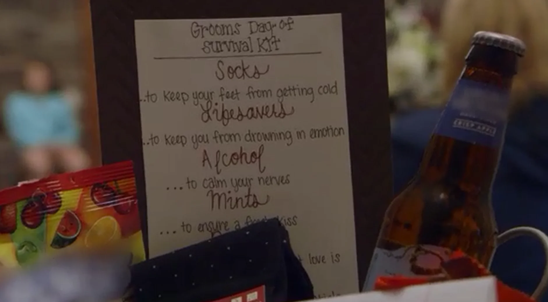 'Groom's Day Survival Kit'