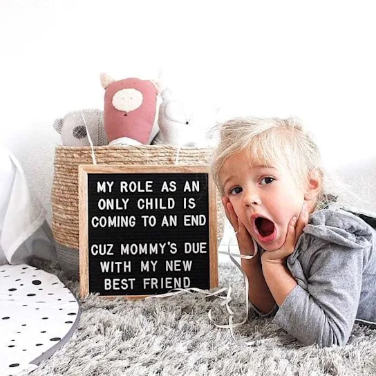 20 Adorable Letter Board Pregnancy Announcement Ideas