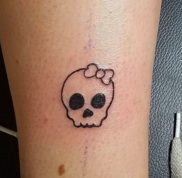 TEMPORARY TATTOO Water Color Halloween Skull halloween  Etsy