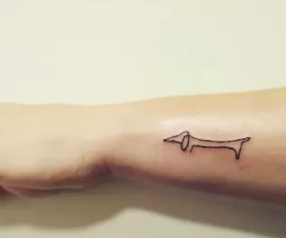 Pablo Picasso's Dachshund Lump Tattoo