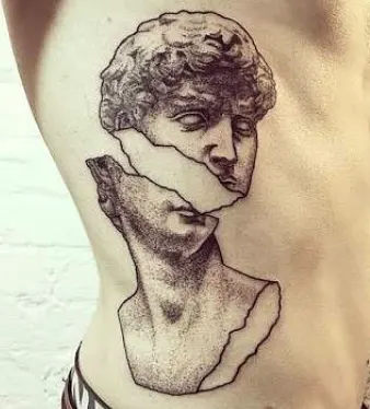 Classical Art-Inspired Tattoo