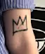 Jean-Michel Basquiat's Crown Tattoo-placeholder