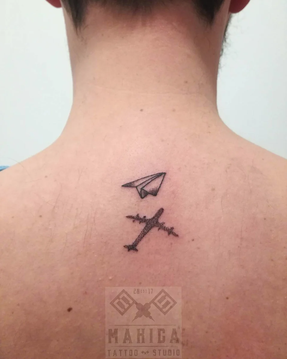 Airplane Tattoo