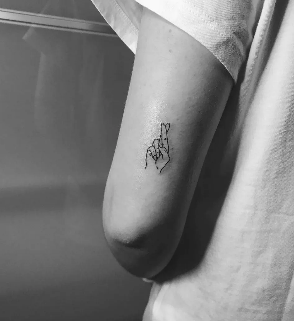 Fingers Crossed Tattoos