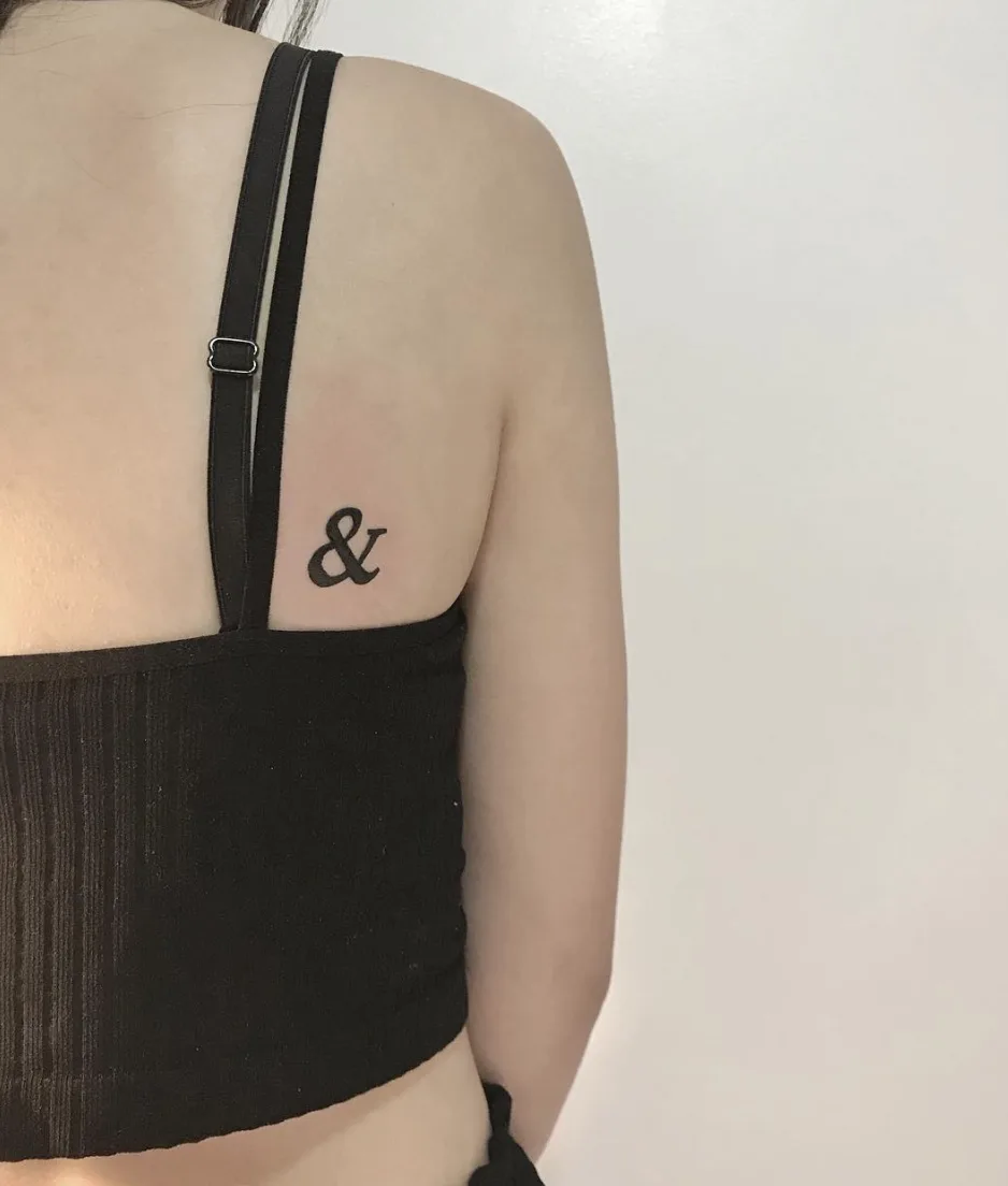 Ampersand Tattoo