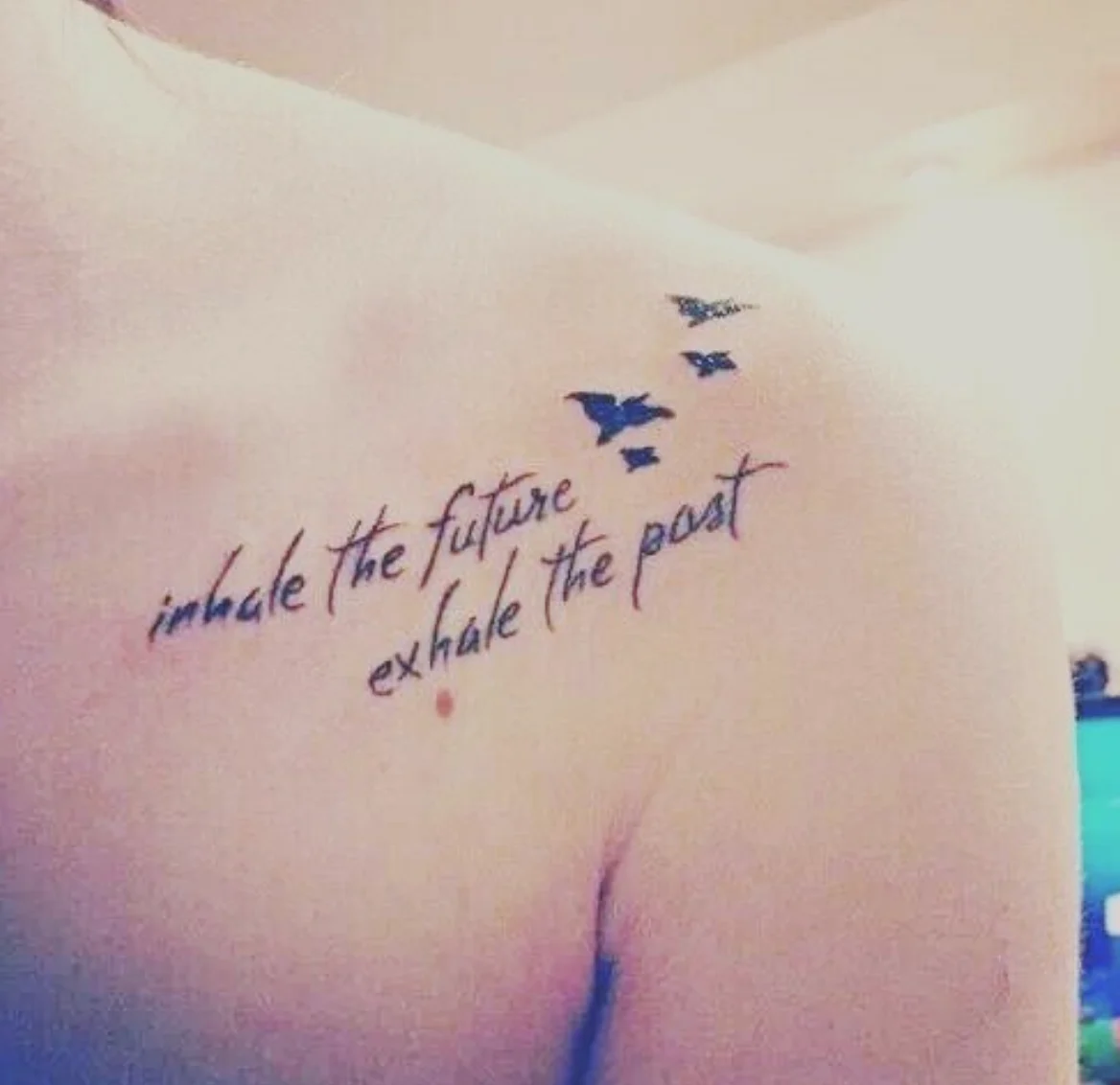 Inhale the Future Tattoo