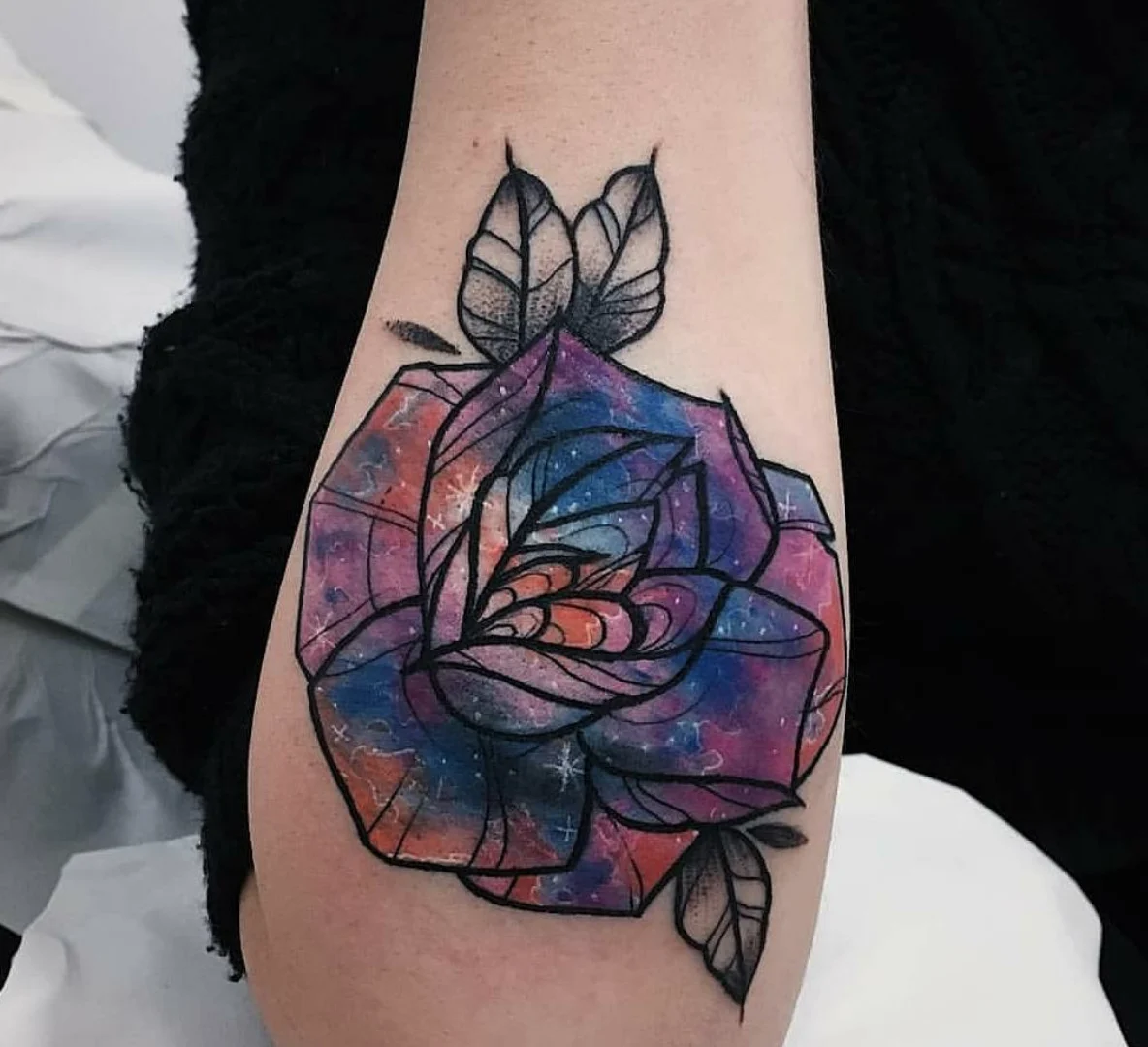 Galaxy Rose Tattoo