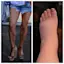 Jessica took to the 'Gram to share a look back at herself 10 years ago and present day, dealing with pregnancy feet.-placeholder